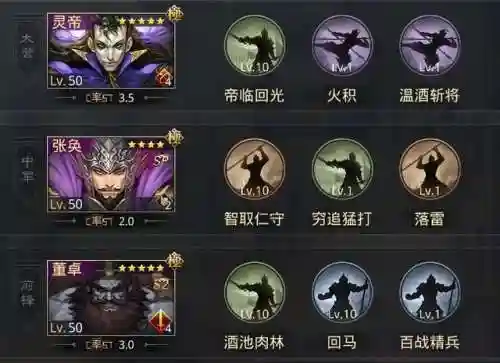 灵帝输出最强阵容搭配(率土之滨平民灵帝最强组合)插图3