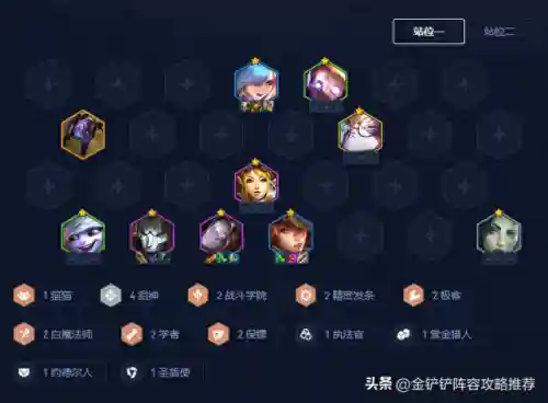 金铲铲之战狙神之巢阵容(金铲铲堡垒卫士阵容推荐)插图