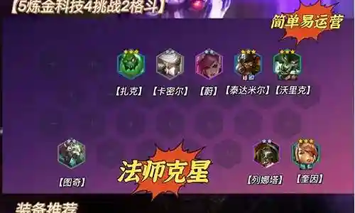 炼金注射阵容搭配图插图