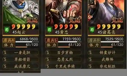 黄忠的所有搭配阵容插图