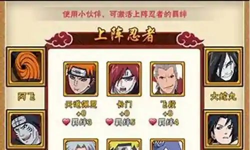 火影大师推荐阵容搭配最新插图