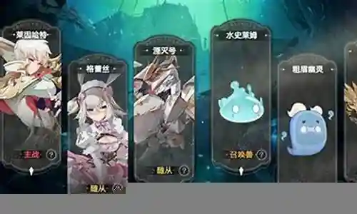 深渊群怪阵容搭配图插图