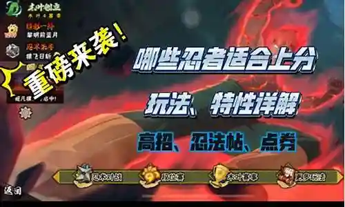新手忍者上分搭配阵容插图
