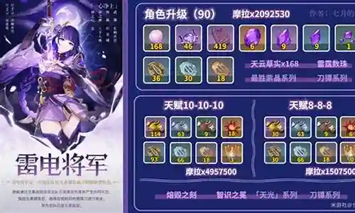 30级雷电将军阵容搭配插图