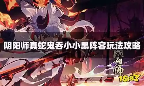 吸血姬小小黑阵容插图