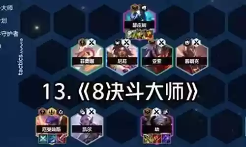 大师摆阵容插图