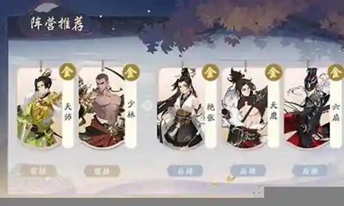 武林侠客阵容搭配技巧大全插图