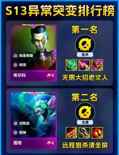 五变异阵容和五机械阵容插图1