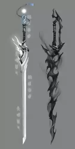 古风人设的武器插图