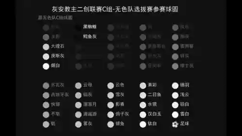 无色的阵容插图1