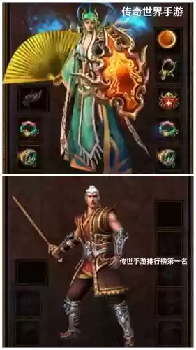 传奇世界战士打装备插图