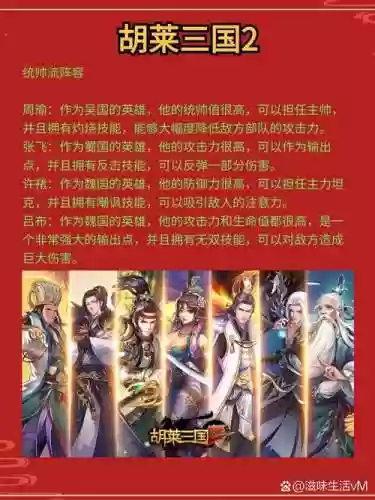 胡莱三国搭配阵容五星插图1