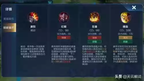 王者荣耀典韦技能效果插图