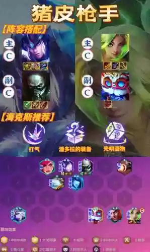 手游猪女搭配阵容装备插图1