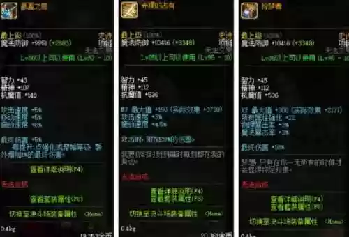 地下城90级之后装备插图
