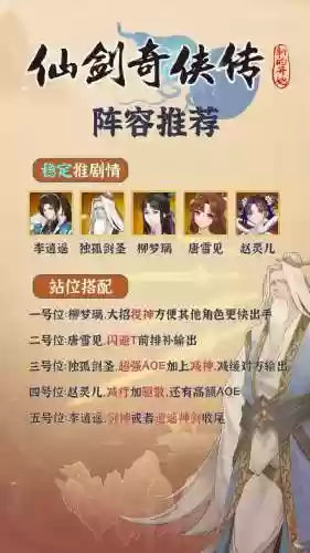 仙剑水系阵容搭配插图1