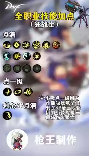 dnf官网技能加点插图