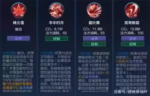 公孙离英雄技能描述插图