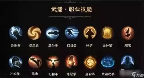 武僧技能名称插图