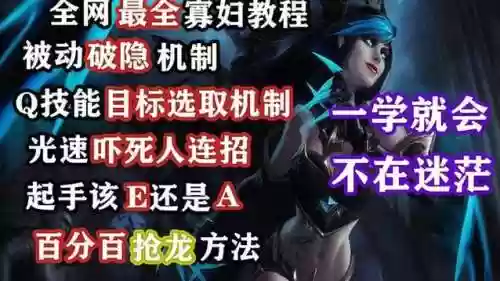寡妇技能视频改版插图