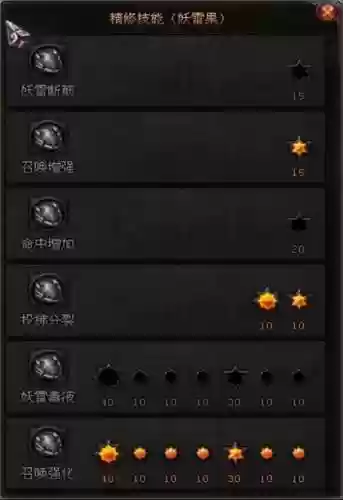 斗战神果子狸技能选择插图1
