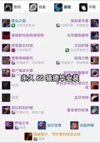 60级熊德毕业装备_1插图1