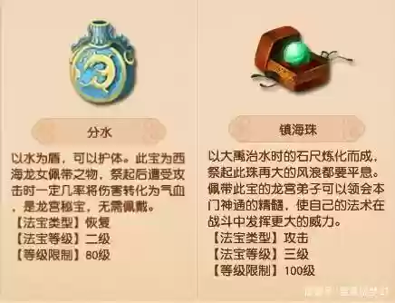 梦幻西游龙宫要那些法宝_1插图1