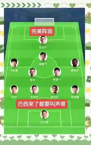 新型国足阵容搭配插图