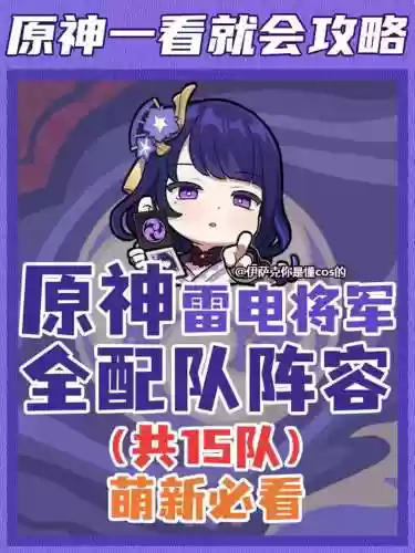 原神2.5雷神阵容搭配推插图