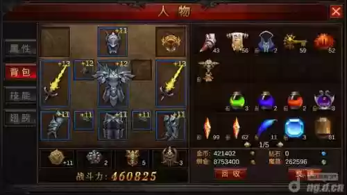 全民奇迹人物所有装备吗插图