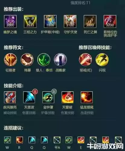 lol武器打野顺逆出装插图1