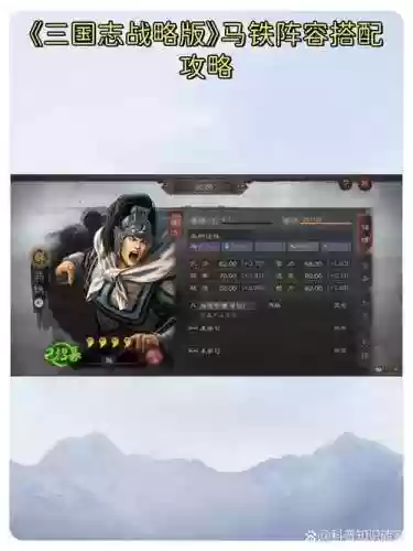 马铁阵容搭配插图