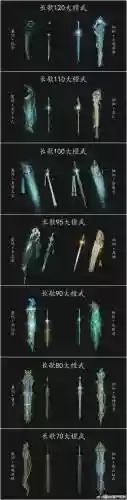 长歌门武器一览表插图