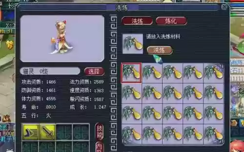 梦幻西游洗技能宠物插图