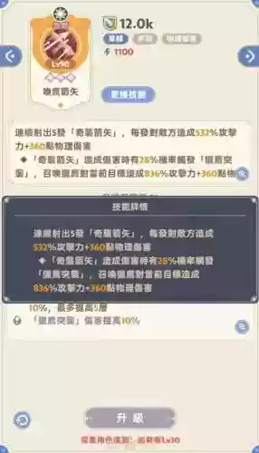 巡林客技能升级选择插图1