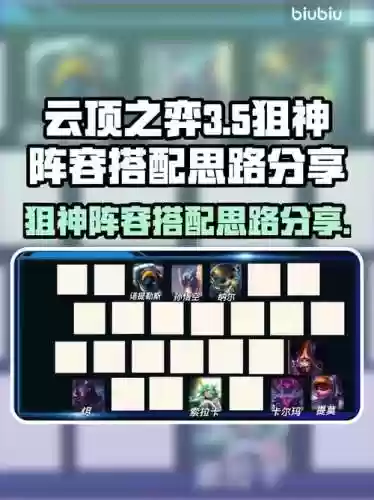 云顶之弈狙神阵容搭配最新，lol云顶之弈艾希狙神插图