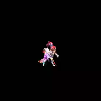 狐美人装备发光武器是什么效果，狐美人攻击施法动作插图1